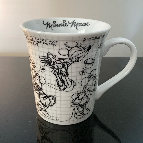 Disney Minnie Mouse Sketch Book Ceramic Mug - Picture 1 of 6